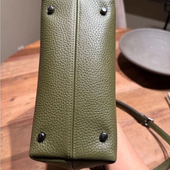 Coach Olive Green Emery Top Handle Satchel - Picture 6 of 15